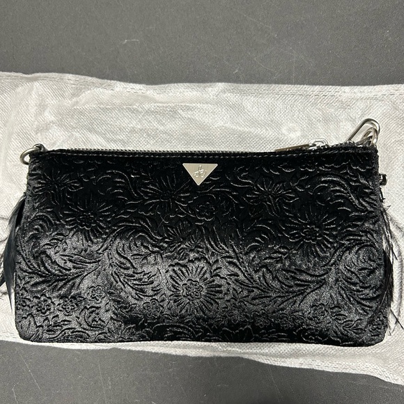 NEW Sam Edelman Clutch Evening Bag with feathers and jewels